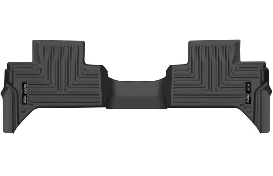 Weatherbeater Husky Liners Floor Mats | Fits 2022-2026 Toyota Tundra, Double CAB ONLY | 2nd Row, 1-pc Black - 19541