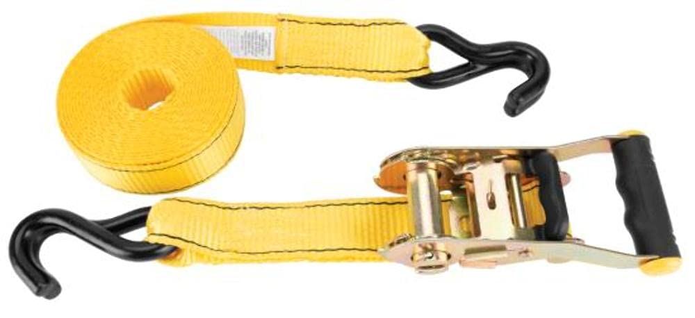 2Pk Performance Tool W1826 1-1/2-Inch X 15' Tie Downs - Heavy-Duty Ratchet Straps for Securing Cargo and Equipment, Ideal for Trucks, Trailers, and SUVs
