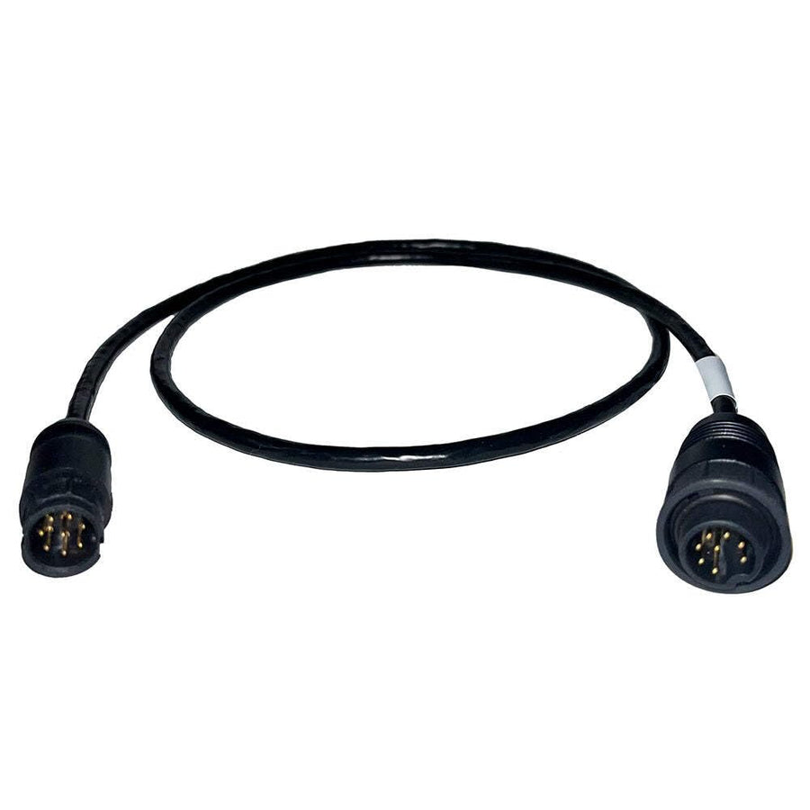 Echonautics Adapter Cable 1M w/Male 8-Pin Black Box Connector f/Echonautics 300W, 600W & 1kW Transducers