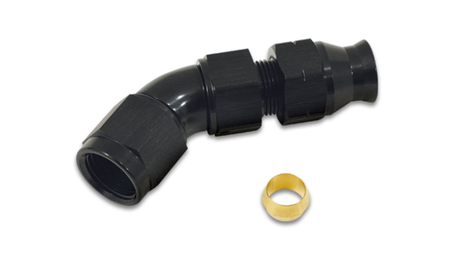 Vibrant 16556 Performance Fitting Tube Adapter 4 5 Degree -6AN Female to