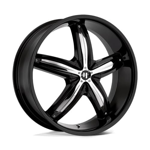 Helo 18X8 HE844 5X4.5/5.0 G-BLK W/ ACCENTS 40MM - HE84488054340