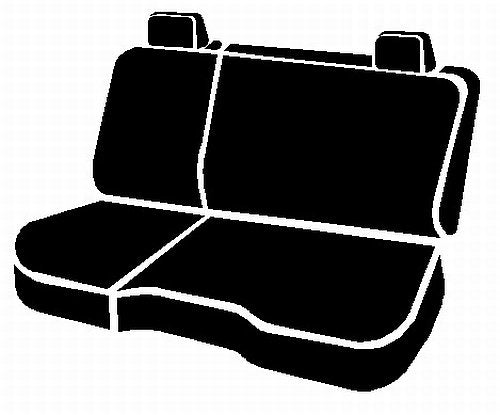 Fia TRS40 Solid Gray TRS42-94 Wrangler Solid Gray Seat Cover (Rear Split Seat 60/40/Saddle Blanket)
