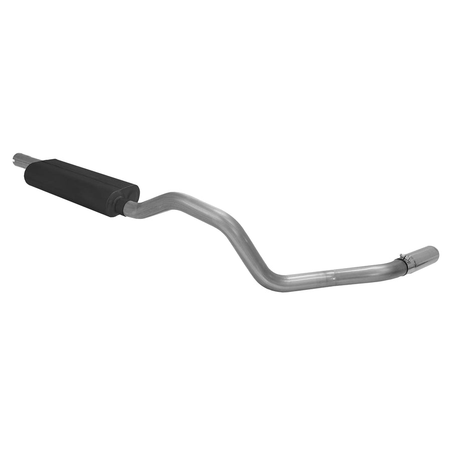Flowmaster Force II 17422 Cat-Back Exhaust Kit 3 Inch Aluminized Steel 3.5 Inch Polished 304 Stainless Steel Tip Compatible with 2005-2007 Ford F-250 F-350 V8 or V10