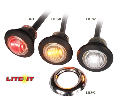 Custer 3/4" Clear LED Light CPL1W, 2 Wire