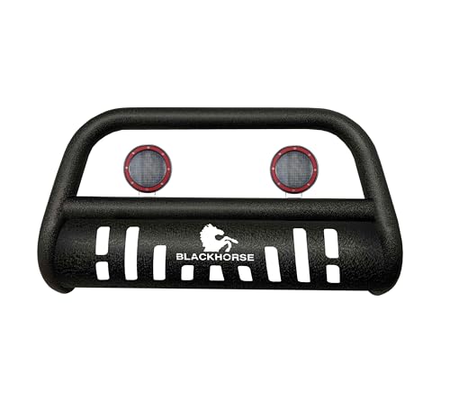 Bull Bar-T Kit Black Horse Textured Black Compatible with 2022-2024 Hyundai Tucson-CBT-B712SP-PLFR