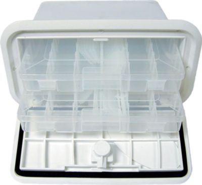 Light Gray 11 x 15 Tackle Center - 3 Trays