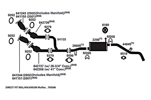 Exhaust Tail Pipe AP Exhaust Products 44845