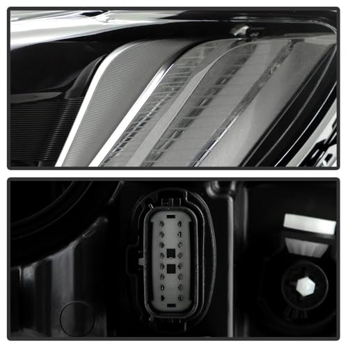 Linclon MKZ 18-22 Spyder (POE) HID w/AFS LED DRL Headlight - Low Beam-D3S(Not Included) ; High Beam-D3S(Not Included) ; Signal-LED - OE Left