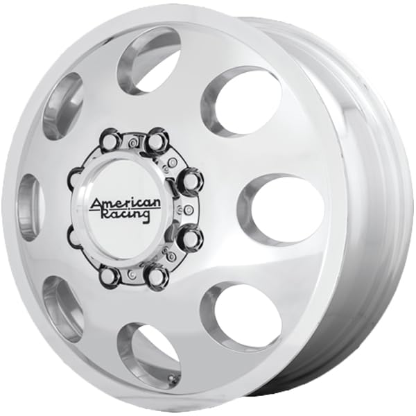 AR204 BAJA DUALLY American Racing 16X6 8X170 7.87 111mm POLISHED - FRONT - AR204660871111