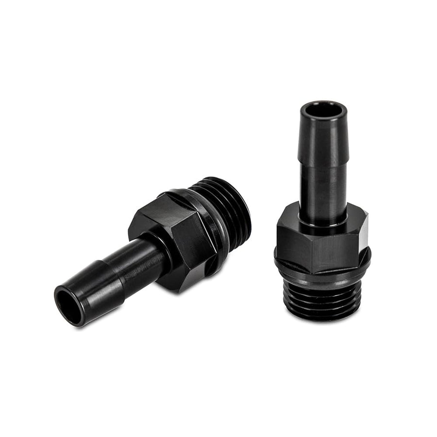 Mishimoto 3/8in M16x1.5 Aluminum Catch Can Fitting Black (MMFT-M16-38BK) 2pcs