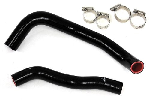 Black HPS 57-1360-BLK-2 Silicone Radiator Coolant Hose Kit