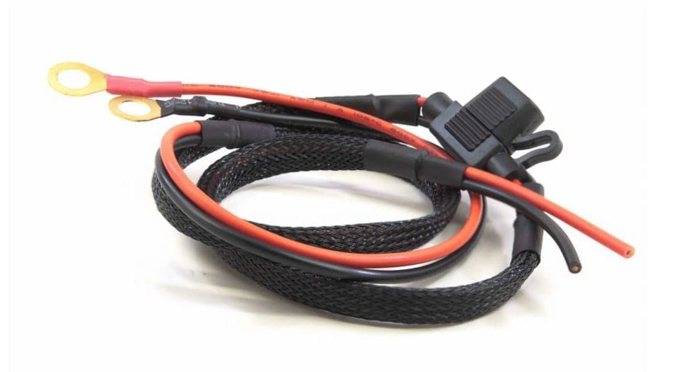 Fuse Box Harness: Morimoto WP323 O-Ring Terminals (12V +/-)