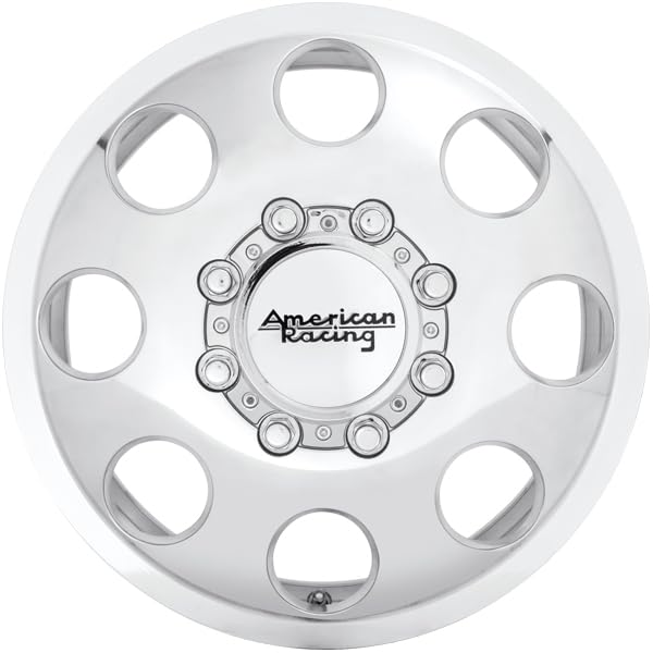 AR204 BAJA DUALLY American Racing 16X6 8X170 7.87 111mm POLISHED - FRONT - AR204660871111