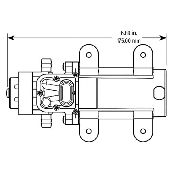 1.0gpm Smv Industries 2240-1B1-10E-SB Remo Pump 12v