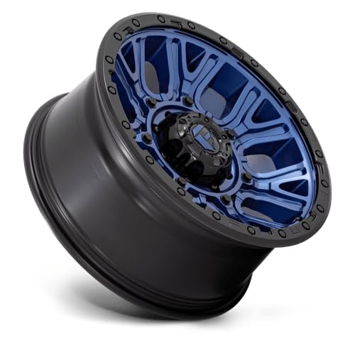 D827 TRACTION FUEL OFF-ROAD 20X9, 8X180, 5.04, 1mm DARK BLUE WITH BLACK RING - D82720901850