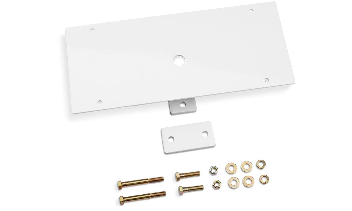 BACKRACK Light Bracket RealTruck, 10.5" Base | Center Mount, White | 91002W | Universal w Frame's