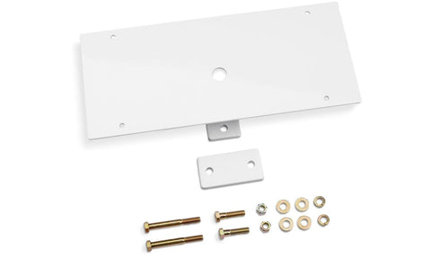 BACKRACK Light Bracket RealTruck, 10.5" Base | Center Mount, White | 91002W | Universal w Frame's