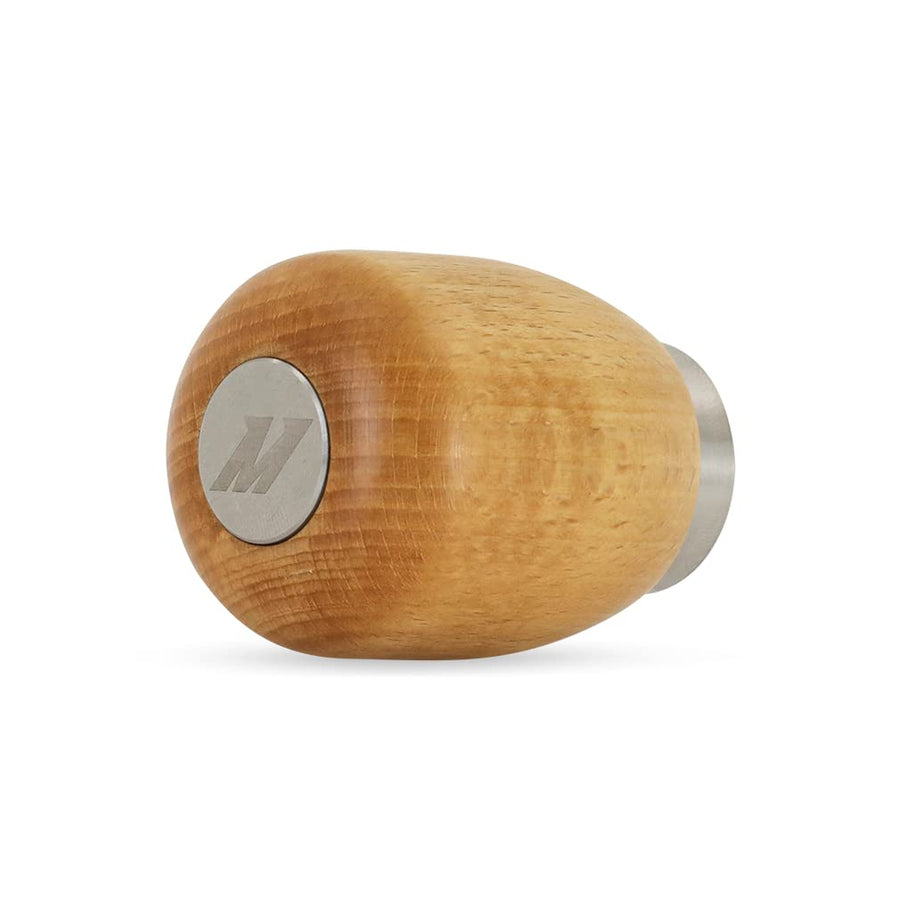 Mishimoto Wood Shift Knob, Short Steel Core Beech Wood