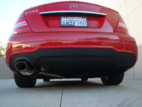 Axle Back Exhaust Megan Racing MR-ABE-W204L4-SRT