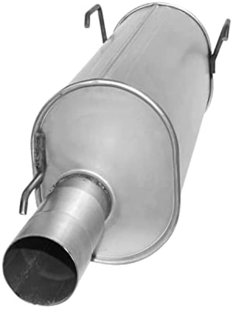 700476 nobrandname Muffler - MSL Maximum Oval Body - H8.5" X W11.5" X L26" 39" OAL 4" ID Config. HH Muffler - MSL Maximum