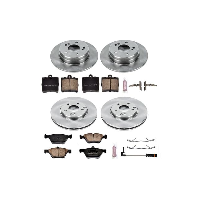 Power Stop Autospecialty KOE4420 Front and Rear Replacement Brake Kit-OE Brake Rotors & Ceramic Brake Pads