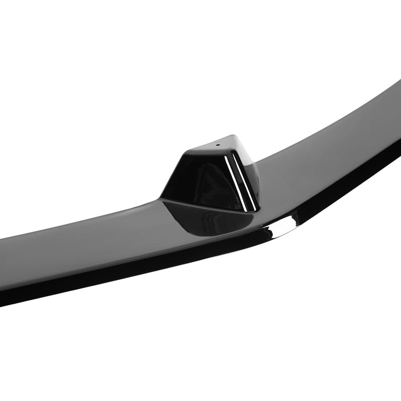Glossy Black Spec-D Tuning Front Bumper Lip Splitter Spoiler 3PC Compatible with 2012-2014 Mercedes Benz W204
