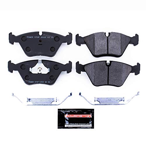 Power Stop Front Track Day PSA-394 Carbon-Fiber Metallic Brake Pads For 200, 200 Quattro, 525i, 5, 530i, 535i, 540i, 735i, 735iL, 740i, 740iL, 750iL, BMW, M3, M3, M5, Z3 [Model Specific]