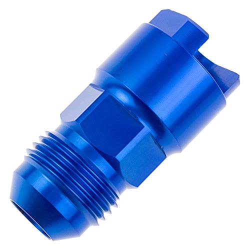 EFI Fitting-06 an Male to Red Horse Performance 3/8" SAE Quick-Disconnect Female Blue