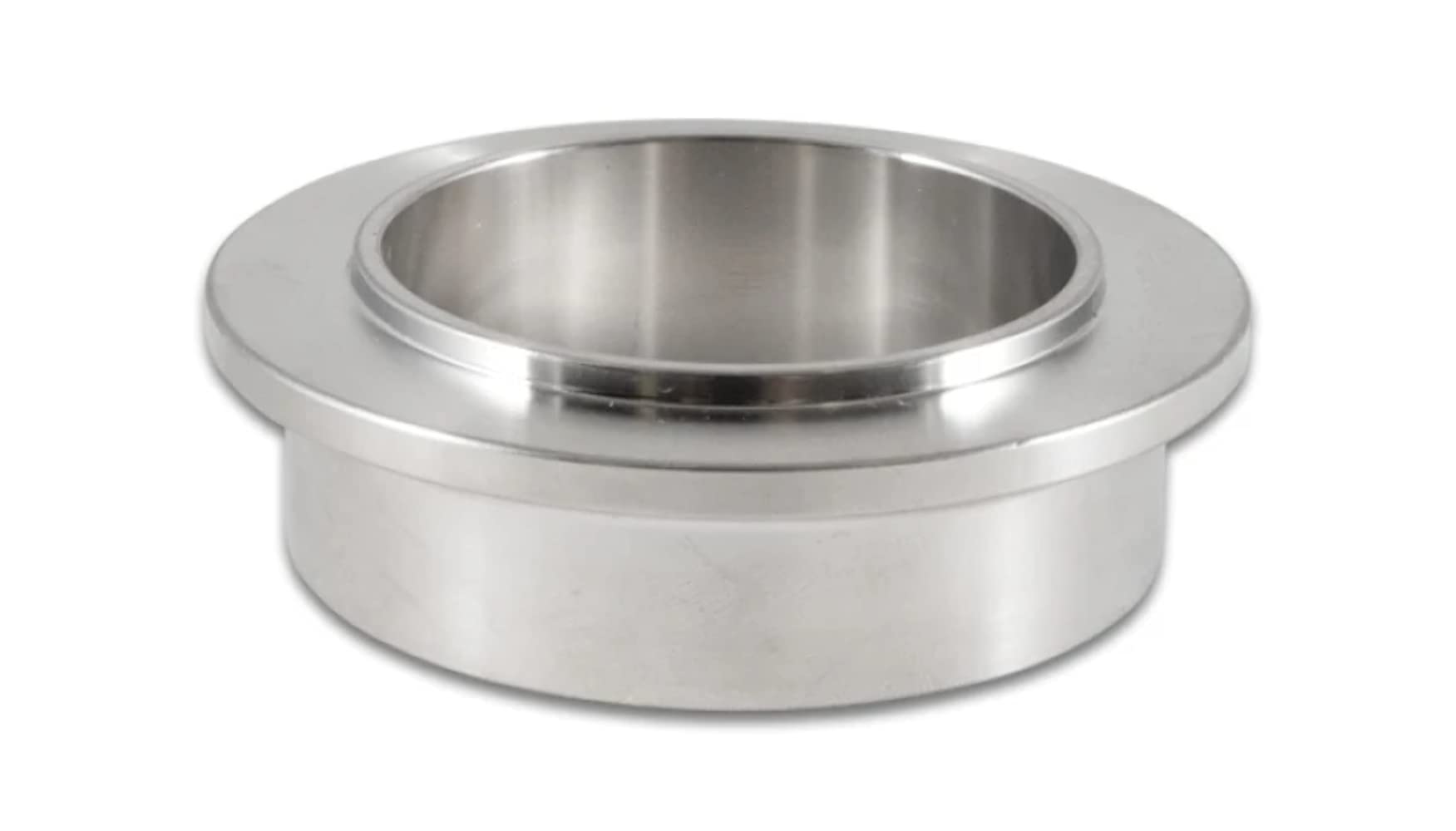 Turbocharger Vibrant Power 19861 INLET Flange, V-Band Style, fits Garrett GTX2860R and GTX2867R, 304 Stainless Steel, Natural, each
