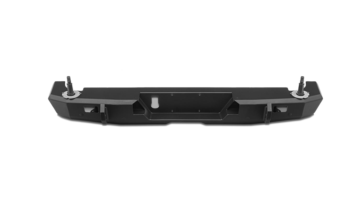 Rugged Ridge Rear Bumper WingMate for Jeep Gladiator JT | Accommodates Swingout Tire Carrier, Dual Pivot Points, 3/16" Steel, Textured Black | 11540.38 | Fits 2020-2024 Jeep Gladiator JT