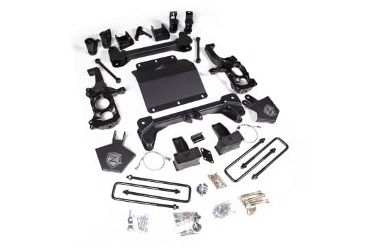 2020, 2021, 2022, 2023, 2024 Chevy Silverado/GMC Sierra 2500/3500 HD; Zone Offroad ZONC50 | 5 in Full Suspension Lift Kit | w/OL Springs | No Shocks