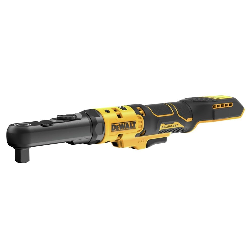 DEWALT 20V MAX XR Cordless Ratchet, Bare Tool Only 3/8" and 1/2" Sealed Head Ratchet (DCF510B)