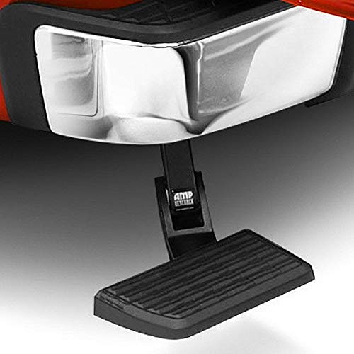 AMP Research BedStep 75306-01A Rear Bumper Access Black Not Compatible w/Dual Exhaust