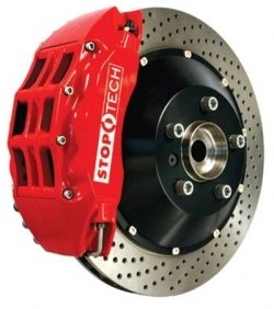 High Performance StopTech Brake Kit Front Drilled Rotors 83.488.6800.82
