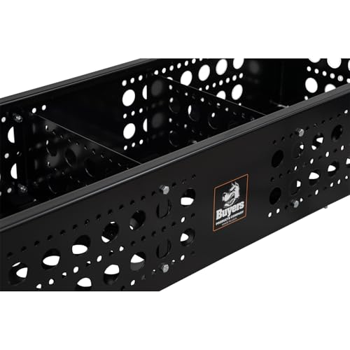 Buyers Products Multipurpose LT44 Storage Basket, Open Top Tool Storage for Landscaping Trailers, Trucks, and Flatbed Trailers, Service Body Trucks and Recreational Vehicles, UTV/ATV Storage