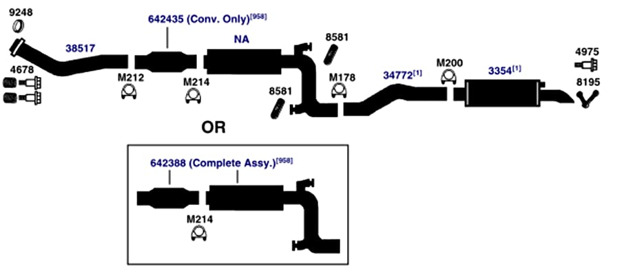Exhaust Tail Pipe AP Exhaust Products 34772