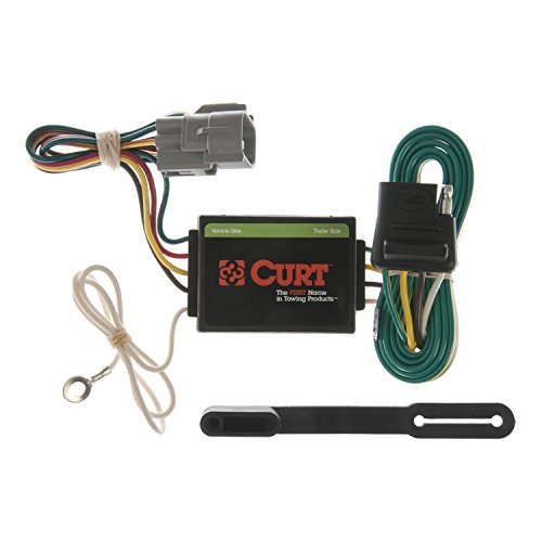 CURT 55365 Custom Vehicle-Side 4-Pin Trailer Wiring Harness, Fits Select Toyota Land Cruiser, Lexus LX470