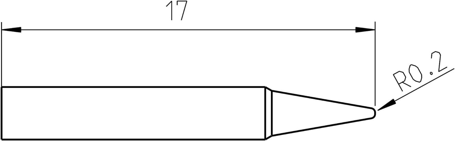 Welding Tool RTP 004 C Tip Conical 0.4