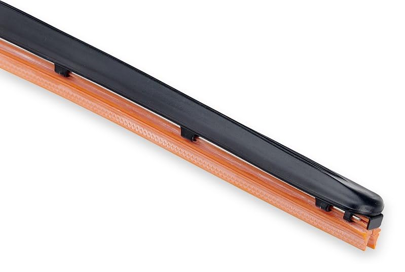 Shadeblade Windshield Wiper Blade 24 Inch Length Single Blade Oohlala Orange Standard Ceramic Coated Silicone Blade With Adapters