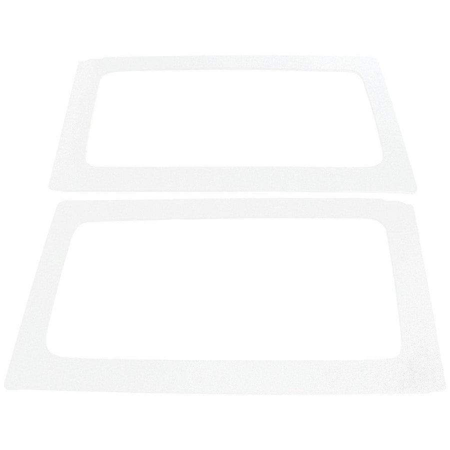 Design Engineering Boom Mat 050154 White Sound Deadening Side Window Trim Kit Compatible with 2-Door Jeep Wrangler (2011-2016)