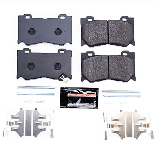 Power Stop Track Day PST-1346 Brake Pad For FX50, G37, M35h, M37, M56, Q50, INFINITI, Q60, Q70, Q70L, Q, 370Z, Niss [Model Specific]