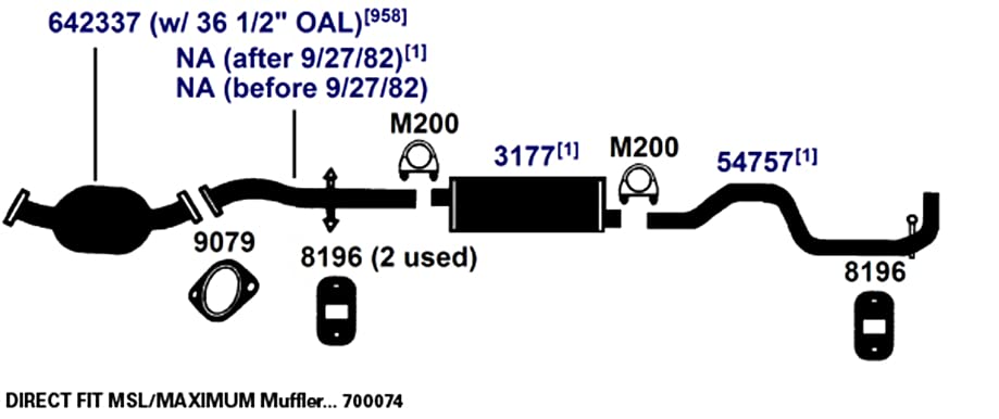 Exhaust Tail Pipe AP Exhaust Products 54757
