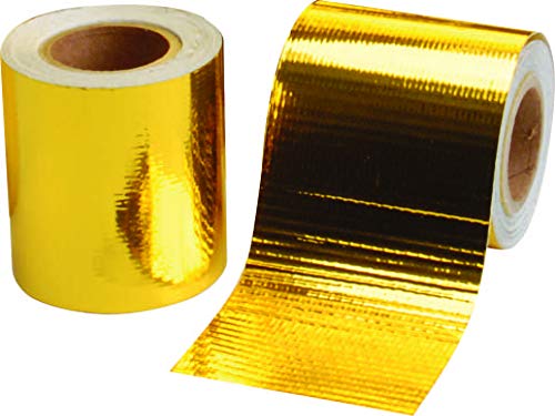Reflect-A-Gold Design Engineering 10397, Inc. 2" x 30' High-Temperature Reflective Adhesive-Backed Insulation Tape/Wrap. Made in America.