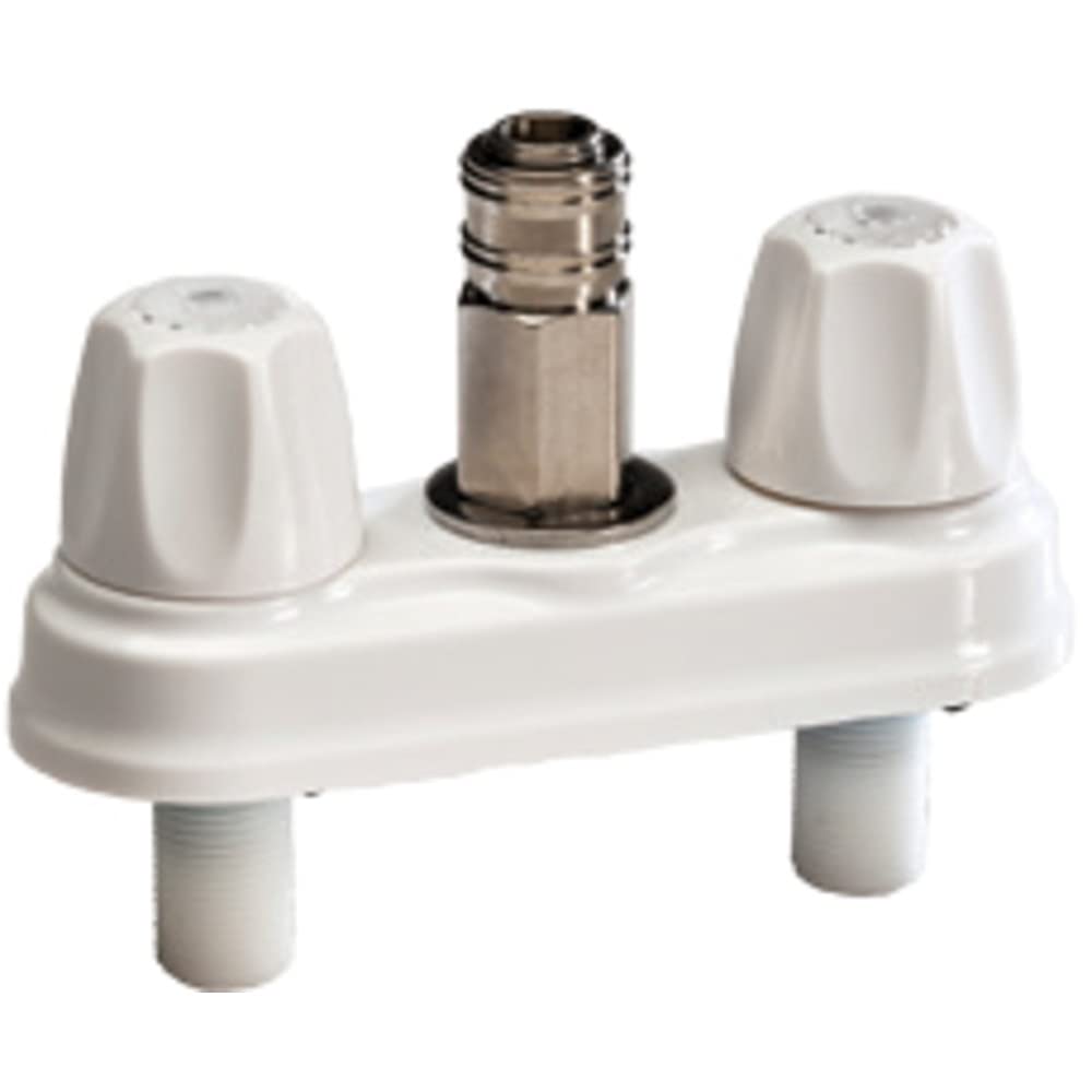 Empire Faucets 4" Quick Disconnect Valve CRD-EMPR-QDC-WHT with Metal Quick Connecter - White