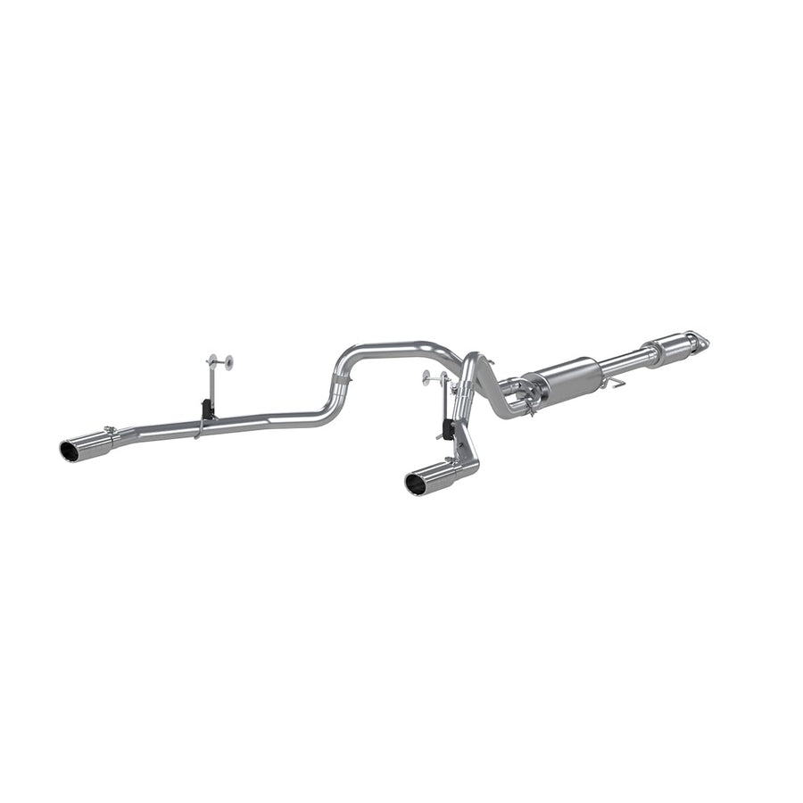 Dual Rear MBRP S5258409 T409 2 1/2" Cat Back