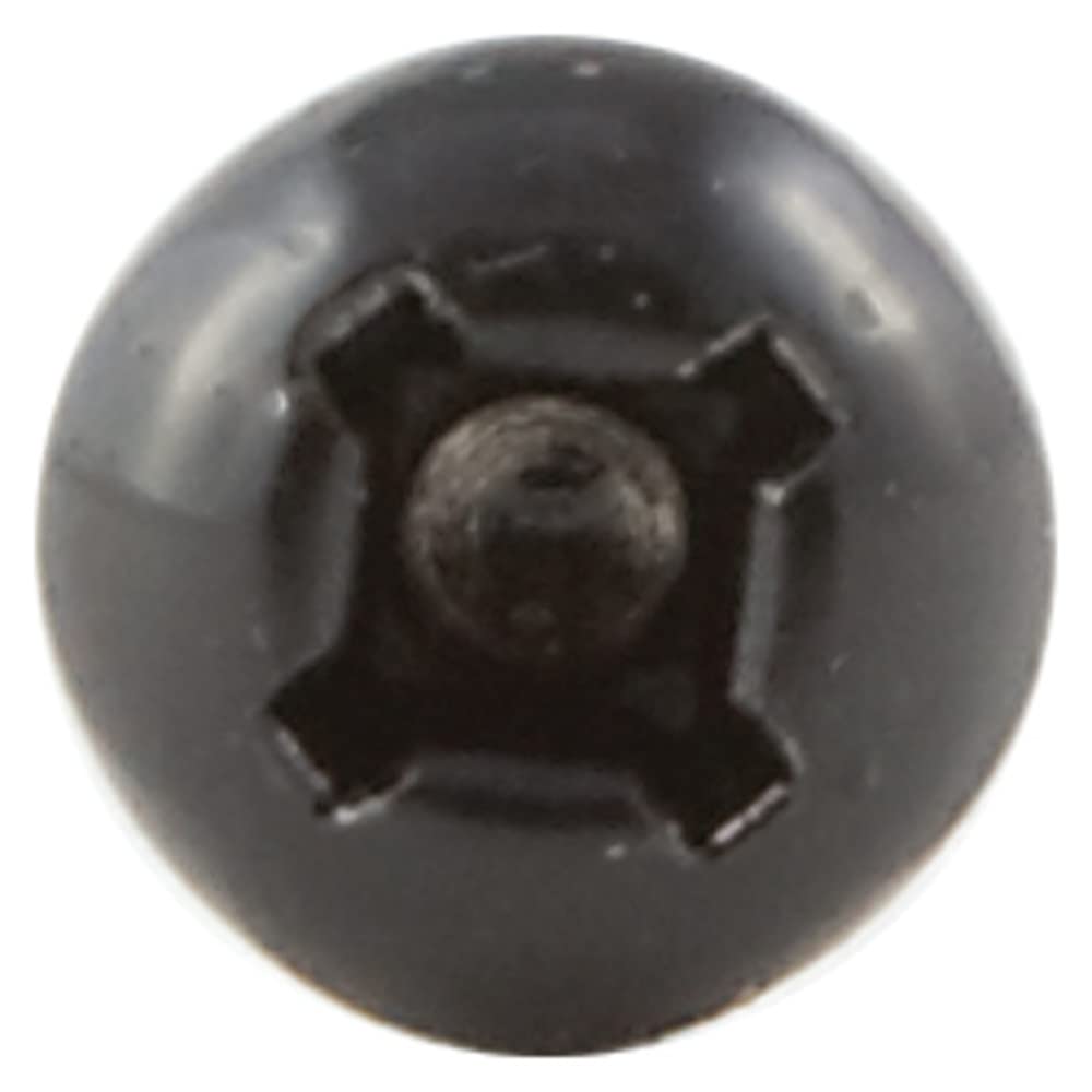 8X1-1/2 Black #8 Self-Tapping Pan Head Tri-Screws AP Products - 1.5", 500 Pack
