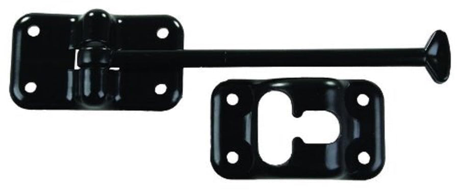 Plastic T-Style Door Holder JR Products - Black, 6"