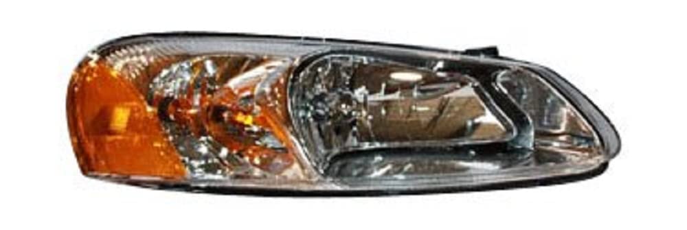 Right TYC Headlight Assembly Compatible with 2001-2002 Dodge Stratus Coupe
