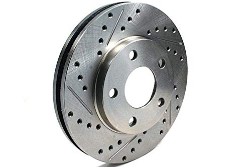 Left Stoptech 227.67061L Select Sport Drilled & Slotted Rotor