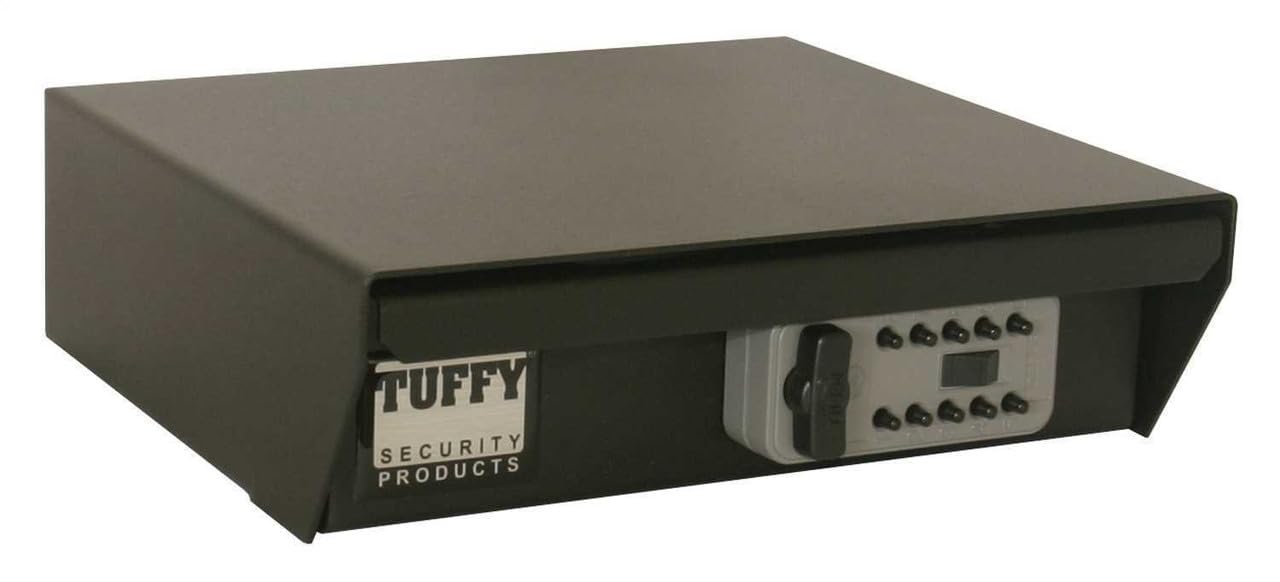 Tuffy Valuables Conceal & Carry Tote – Lockable Steel Armored Pistol & Gear Bag with Integrated Carry Handle – Tactical Concealment for Guns, Cash, Gear, Lockable Mount Sleeve